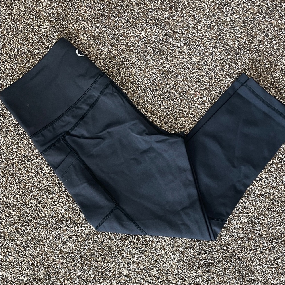 Black Athletic Leggings, size 8/10